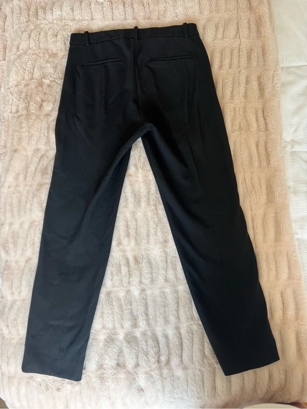 J. Crew Black High-Rise Cameron Straight-Leg Pants